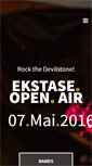 Mobile Screenshot of ekstase-openair.de